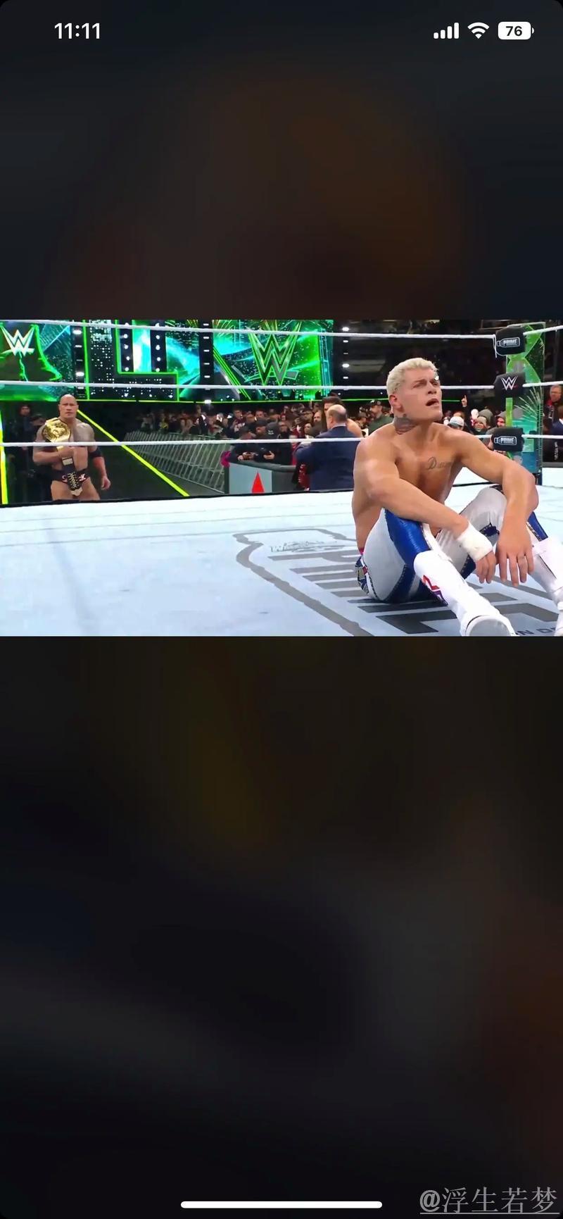 第1373期 无可争议的WWE冠军科迪-罗兹 对战NXT冠军奥巴-费米